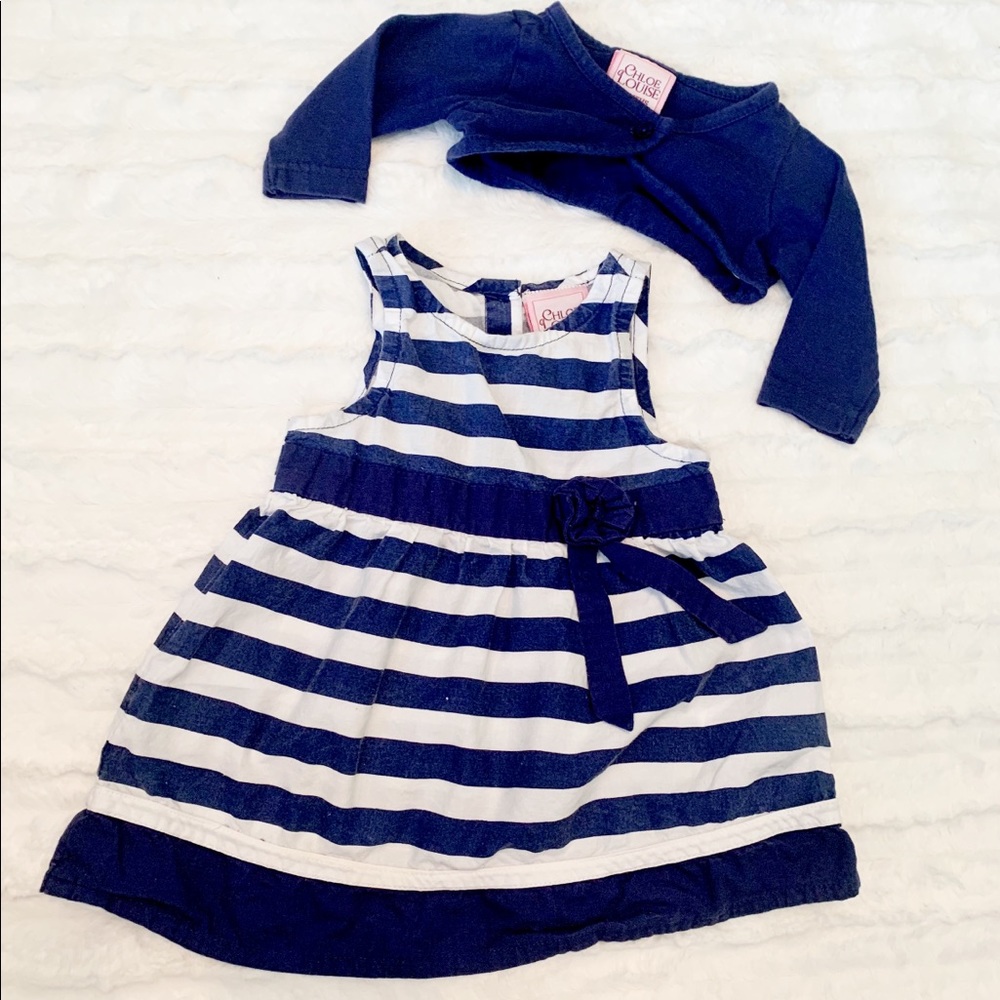 0-3M Dress with Sweater